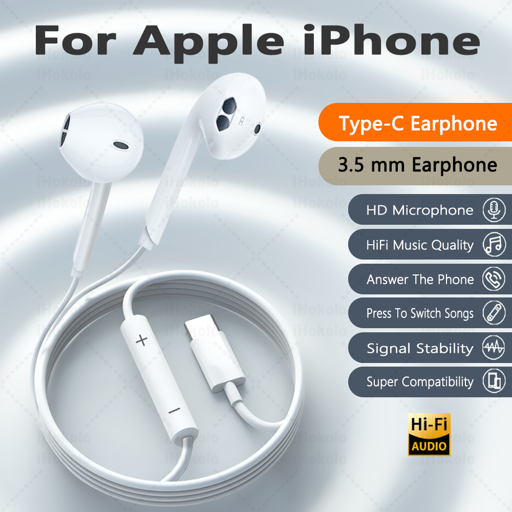 Xiaomi Gaming Accessories - Original USB C Earphones For Apple