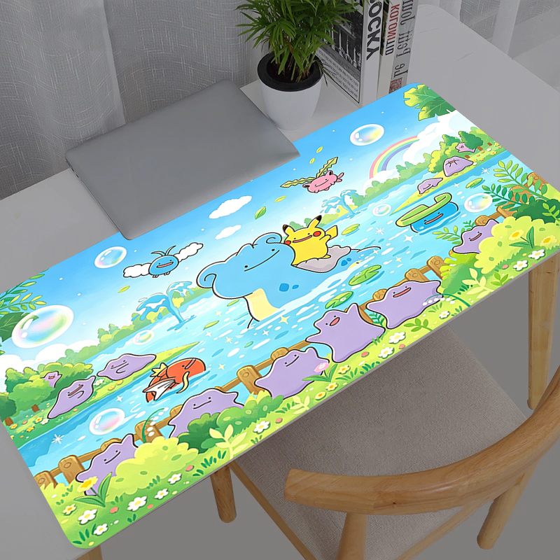 Gaming Accessories For Setup - Mouse Pad Pokemon Pikachu Anime Durable