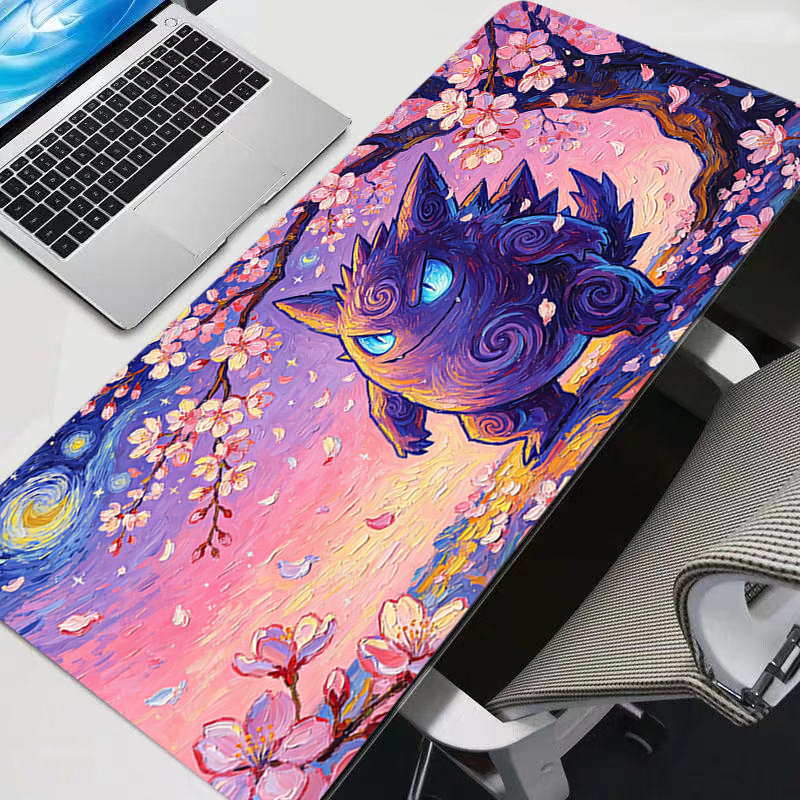 Gaming Accessories For Table - Cherry Blossoms Pokemon Large Mouse Pad