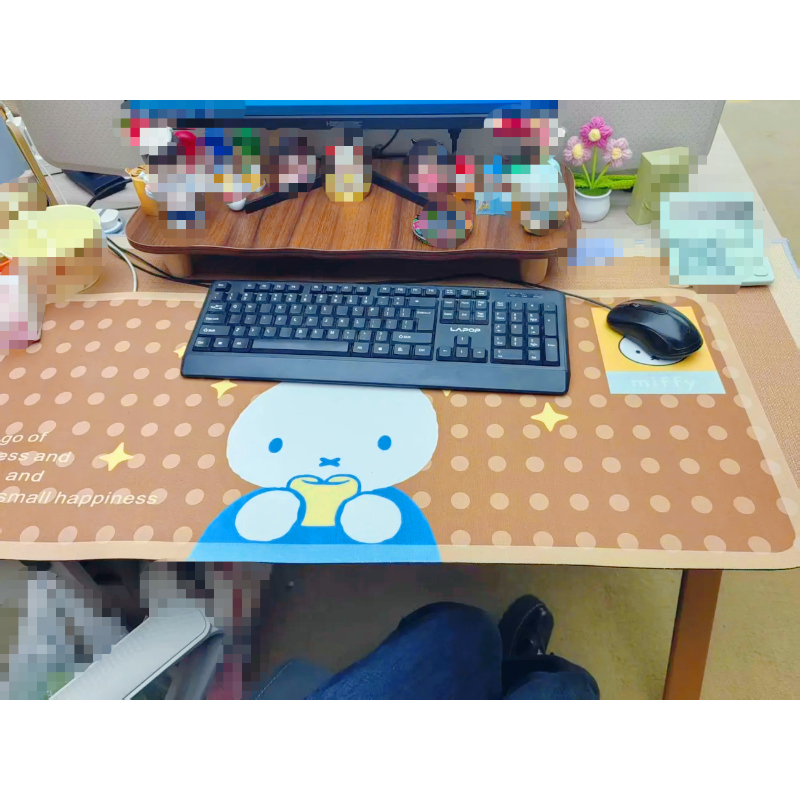 Gaming Accessories For Free Fire - Miffy Cute Cartoon Soft Keyboard Pad