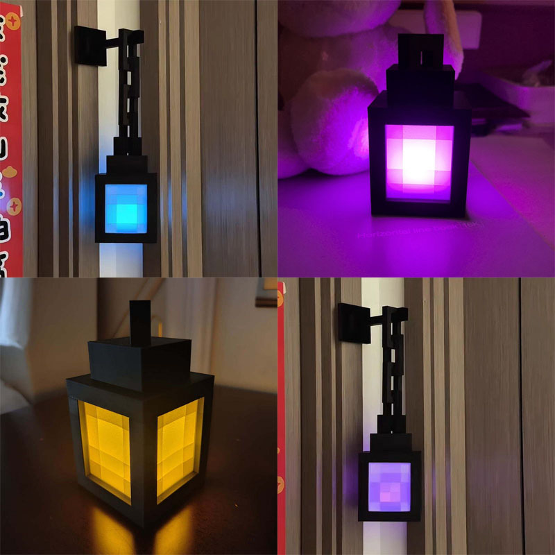 Gaming Accessories Wall Mount - Type-C Rechargeable Mine Brownstone Torch Lamp