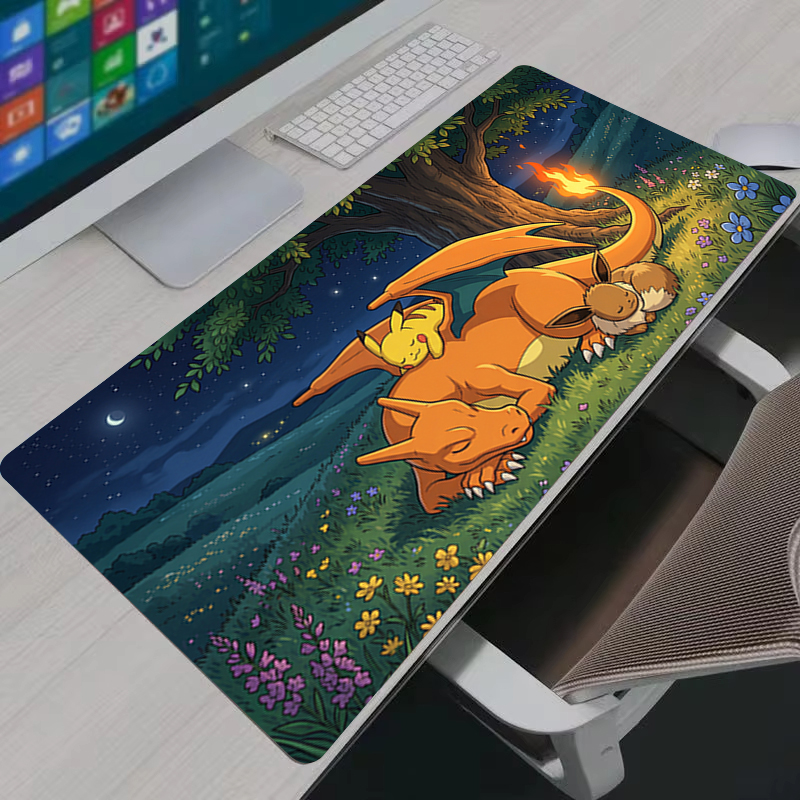 Gaming Accessories For Setup - Mouse Pad Anime PC Gamer Cabinet