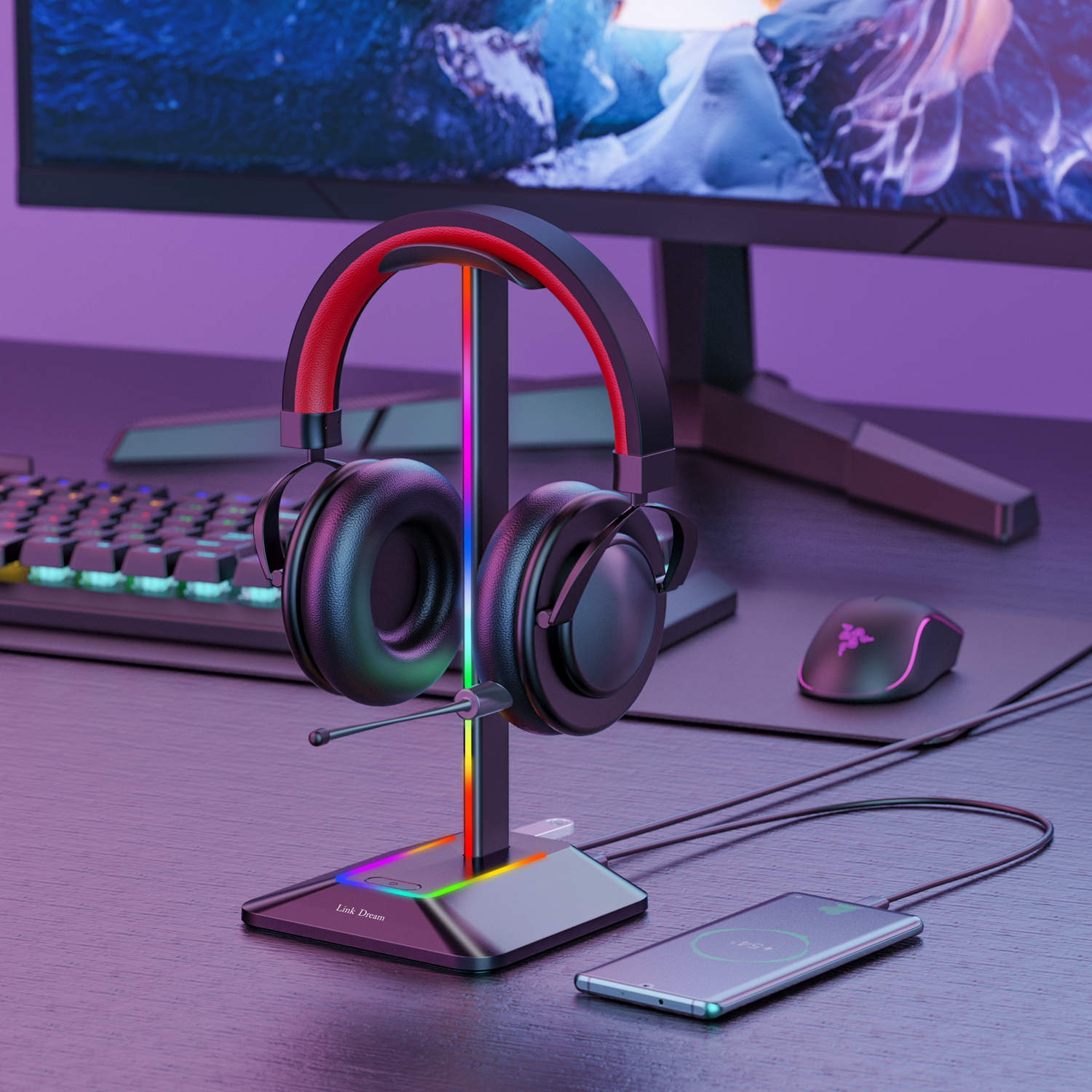 New Bee Z8 RGB Headphones Stan - Gaming Accessories For Setup recensione e prezzo
