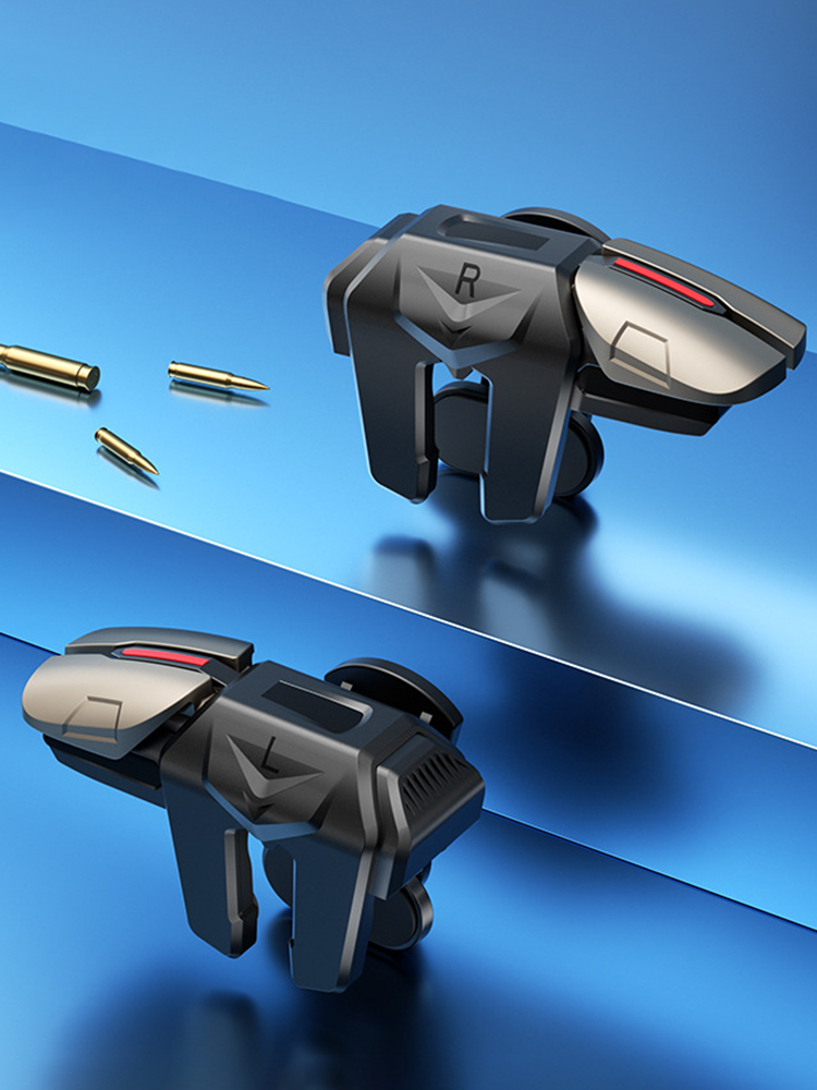 2pcs 6 Finger Gaming Trigger f - Gaming Accessories For Free Fire recensione e prezzo