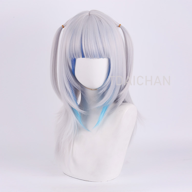 2025 Gawr Gura Cosplay Wig Whi - Gaming Accessories Korea recensione e prezzo