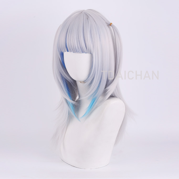 2025 Gawr Gura Cosplay Wig Whi - Gaming Accessories Korea recensione e prezzo