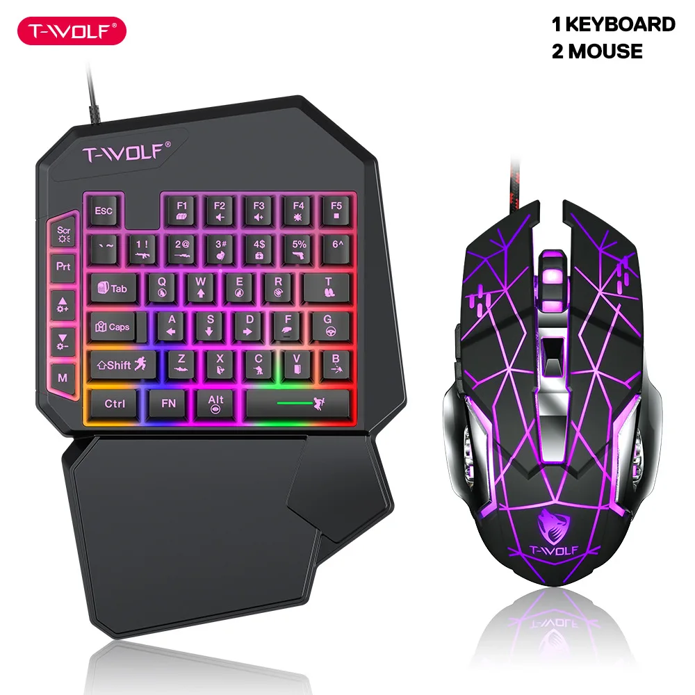 T-WOLF TF900 One Handed Keyboa - Gaming Accessories Mobile recensione e prezzo
