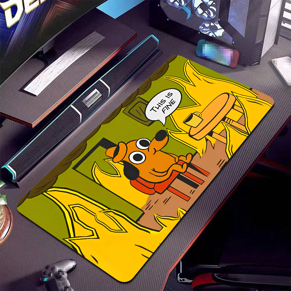 This Is Fine Dog Dachshund Mou - Gaming Accessories For Setup recensione e prezzo
