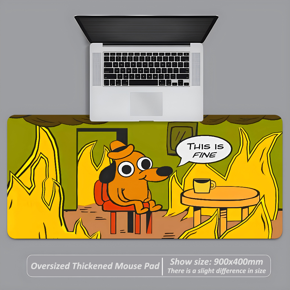 This Is Fine Dog Dachshund Mou - Gaming Accessories For Setup recensione e prezzo