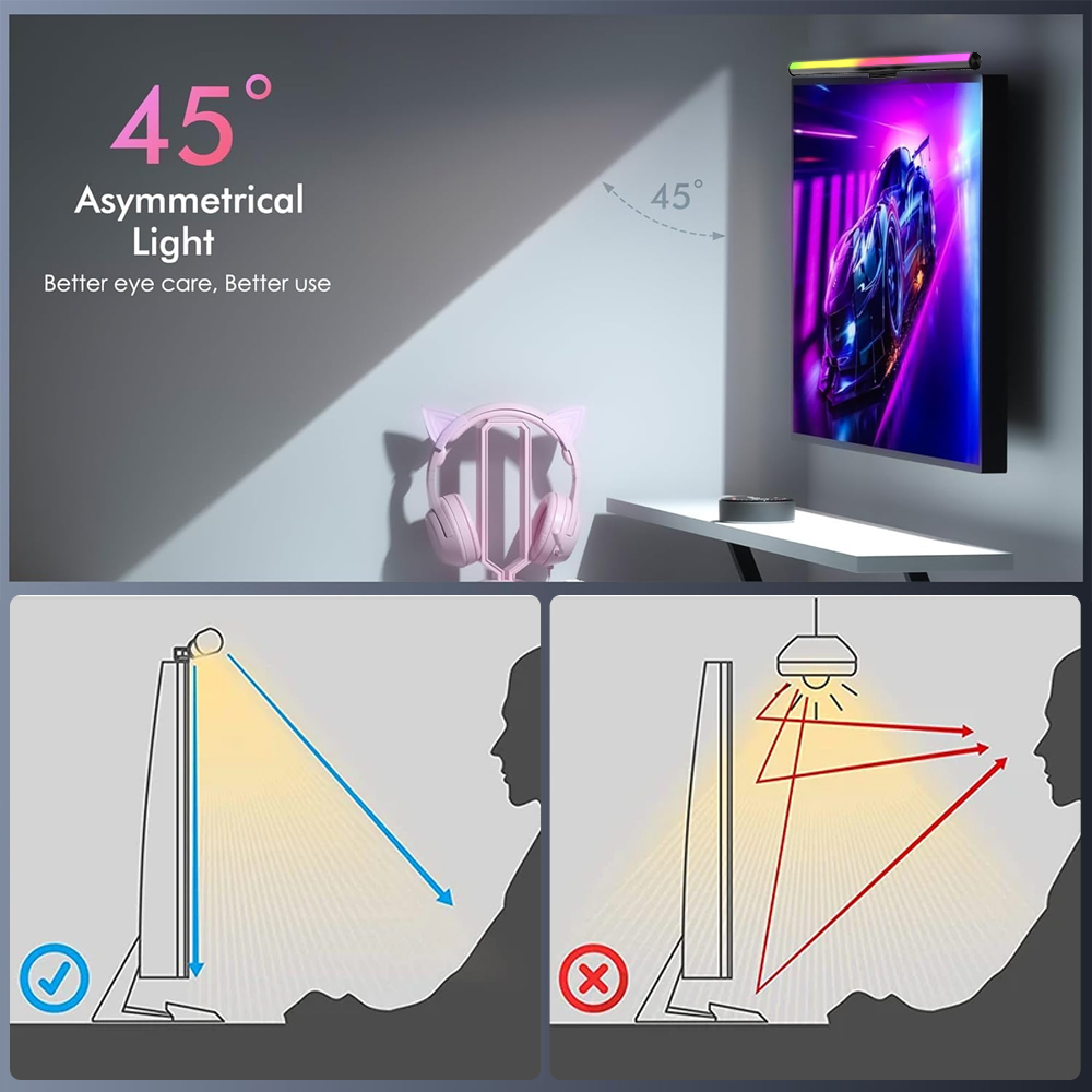 Screen Hanging Lamp Monitor Li - Gaming Accessories Wall Mount recensione e prezzo