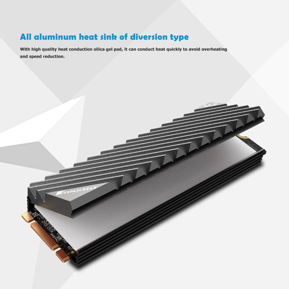 Jonsbo M2 2280 SSD Aluminum He - M2 Heatsink Cooler recensione e prezzo