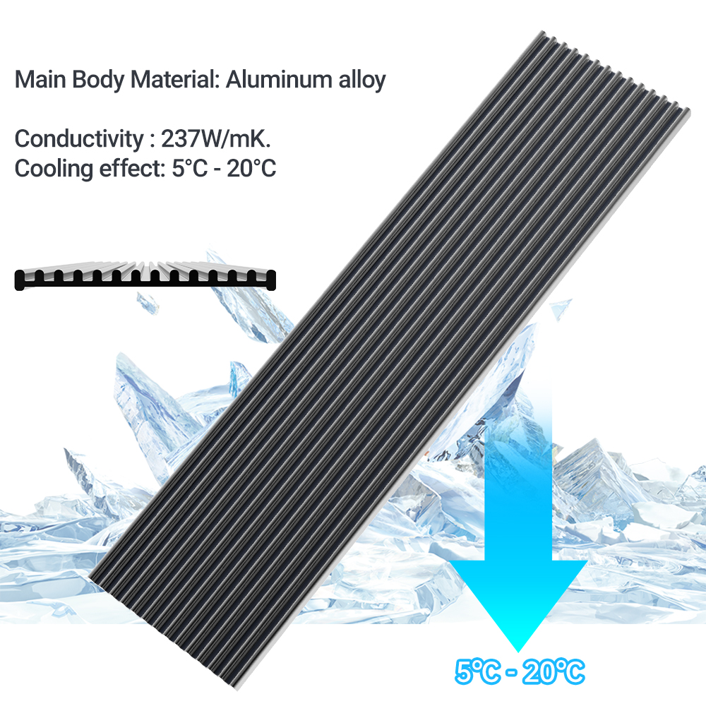 JEYI M.2 SSD Heatsink, Aluminu - M2 Heatsink Cooler recensione e prezzo