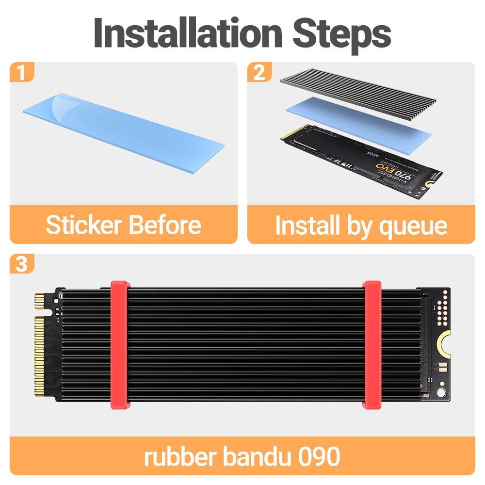 JEYI M.2 SSD Heatsink, Aluminu - M2 Heatsink Cooler recensione e prezzo