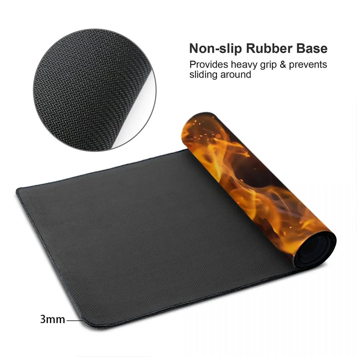 Large Mouse Pad Burning Fire W - Gaming Accessories For Free Fire recensione e prezzo
