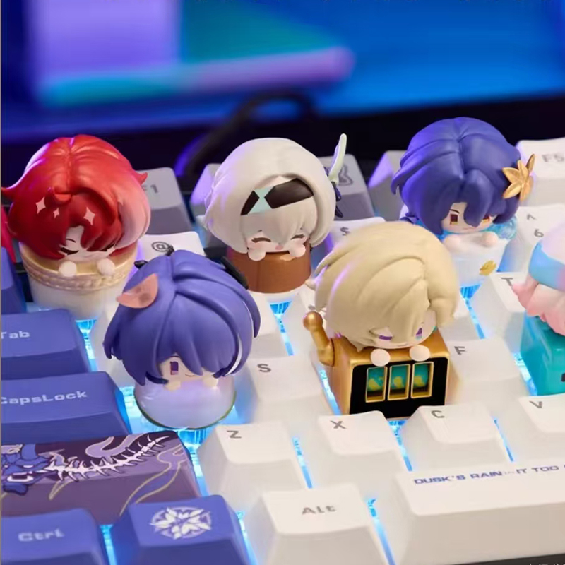 in stock Finger Keycap Honkai  - Gaming Accessories Keyboards recensione e prezzo