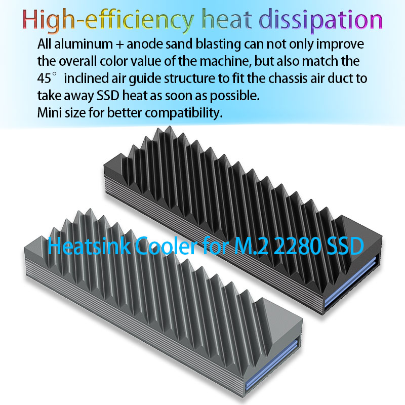 M.2 SSD NVMe Heat Sink M2 2280 - M2 Heatsink Cooler recensione e prezzo