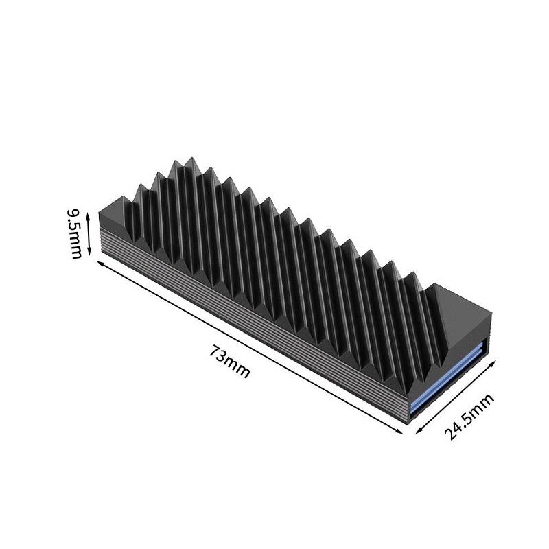 2280 M2 SSD Heatsink Aluminum  - M2 Heatsink Cooler recensione e prezzo