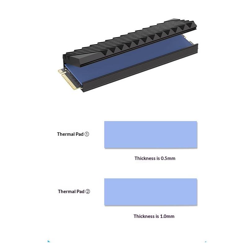 2280 M2 SSD Heatsink Aluminum  - M2 Heatsink Cooler recensione e prezzo