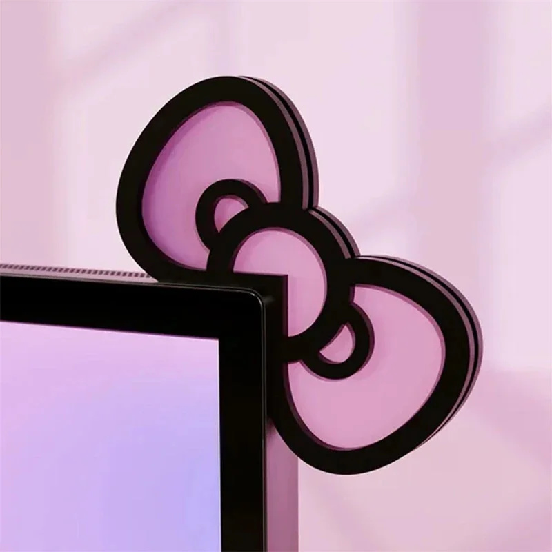 Kawaii Pink Acrylic Bow Monito - Gaming Accessories For Pc Setup recensione e prezzo