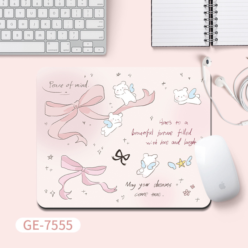 Korea Ins Bow Pink Rubber Desk - Gaming Accessories Korea recensione e prezzo