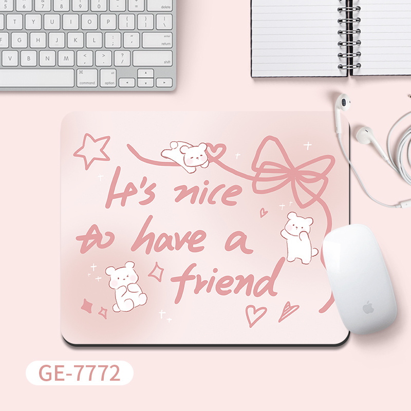 Korea Ins Bow Pink Rubber Desk - Gaming Accessories Korea recensione e prezzo