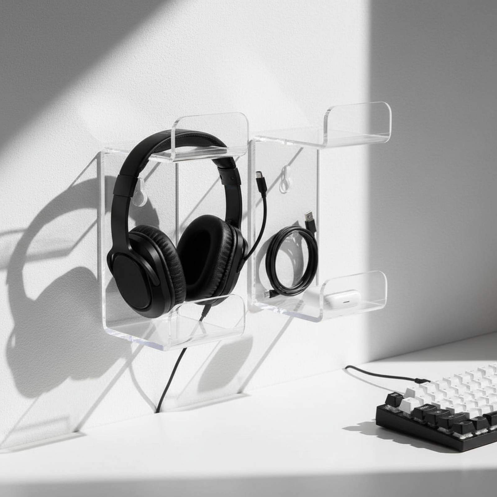 2 Pieces Wall Mount Headphone  - Gaming Accessories Wall Mount recensione e prezzo