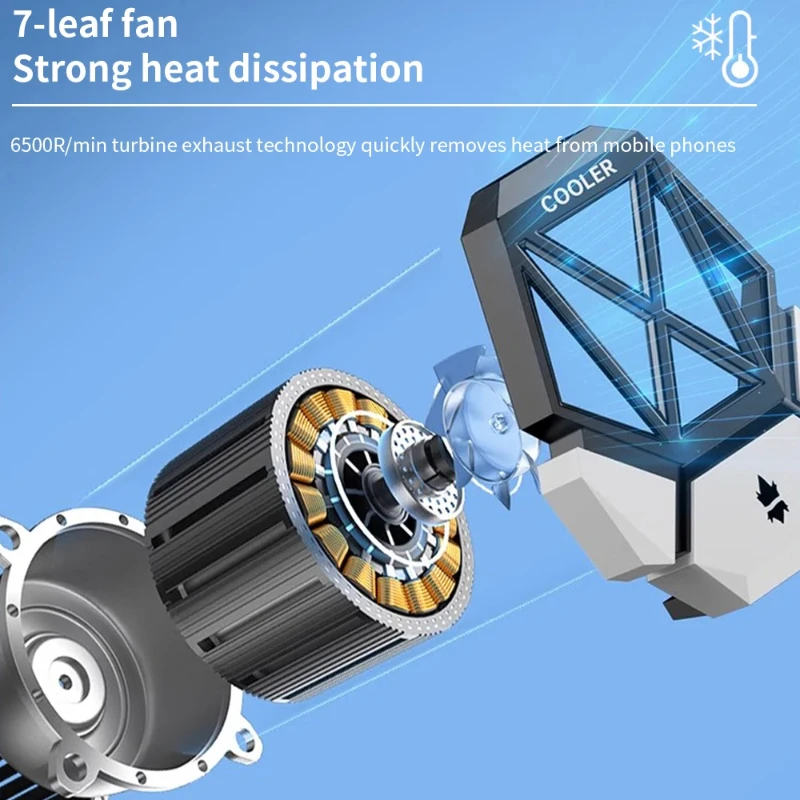 DY08 Mobile Phone Cooling Fan  - Gaming Accessories Mobile recensione e prezzo