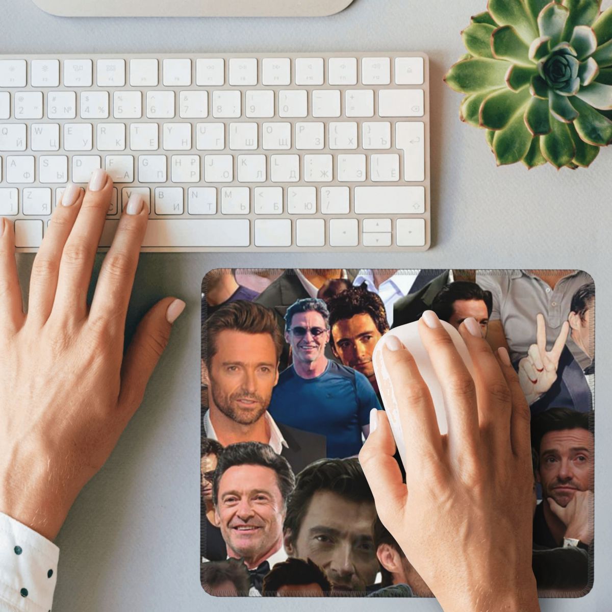 Hugh Jackman Photo Collage (14 - Gaming Accessories Photo recensione e prezzo