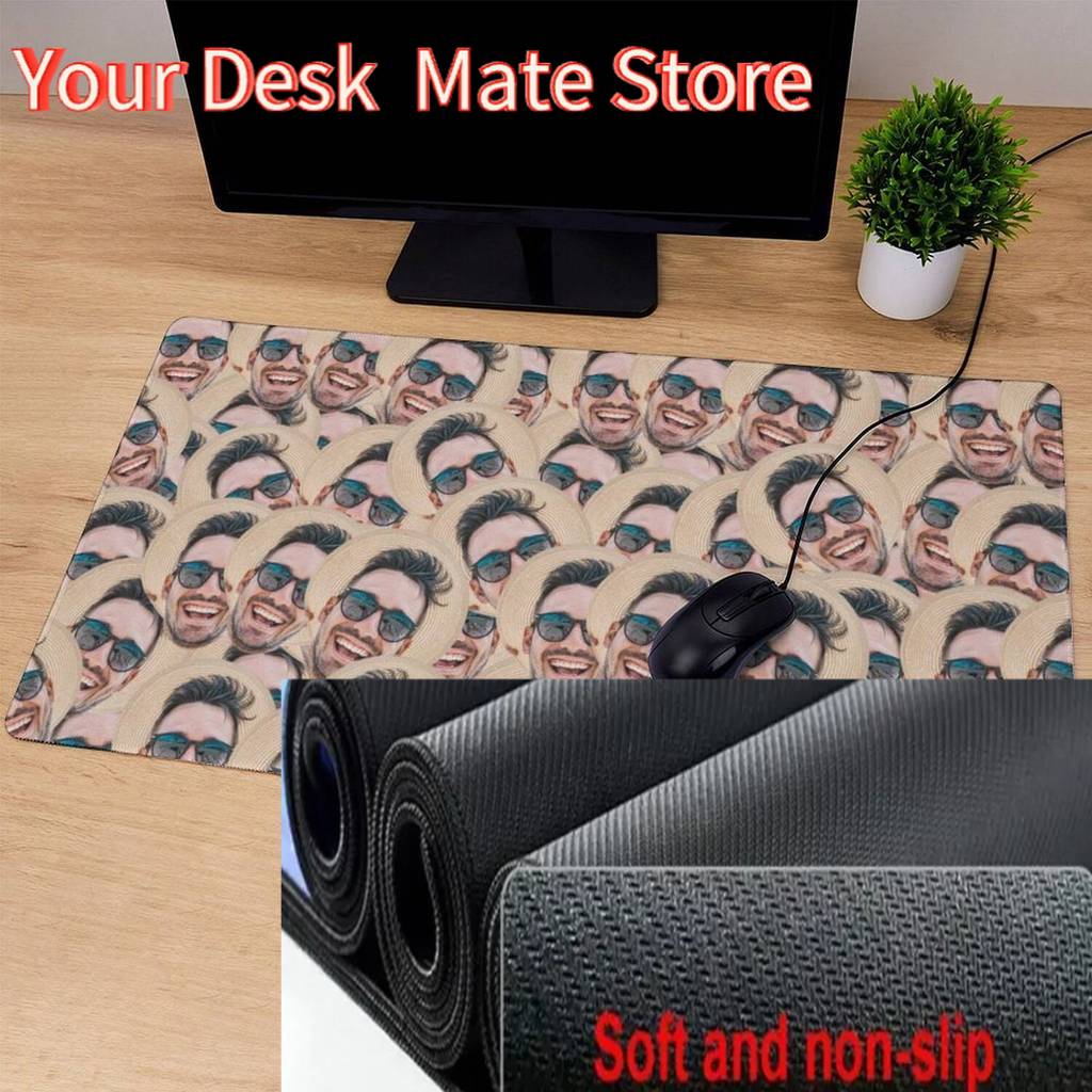 Custom Face Desk Mat Crazy Fac - Gaming Accessories Photo recensione e prezzo