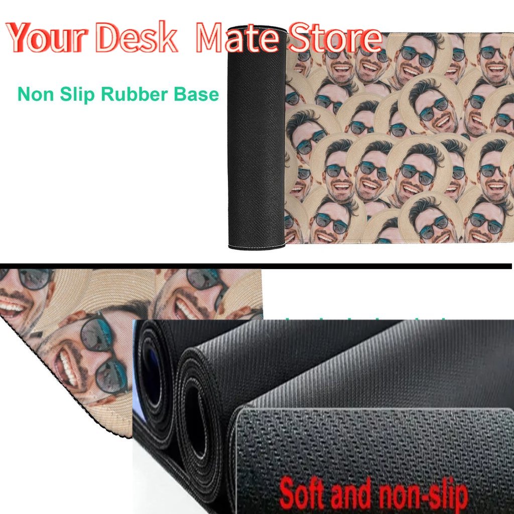 Custom Face Desk Mat Crazy Fac - Gaming Accessories Photo recensione e prezzo