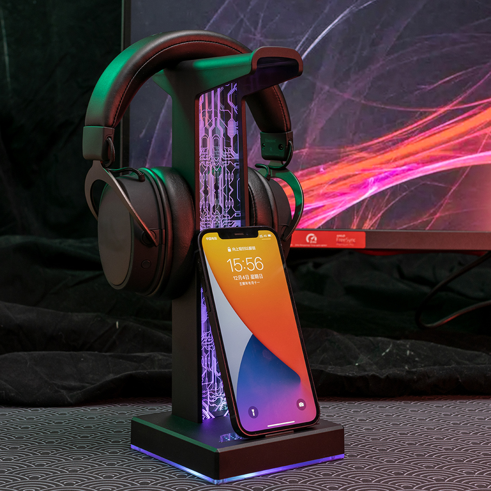 RGB Gaming Headphone Stand Dua - Gaming Accessories For Setup recensione e prezzo