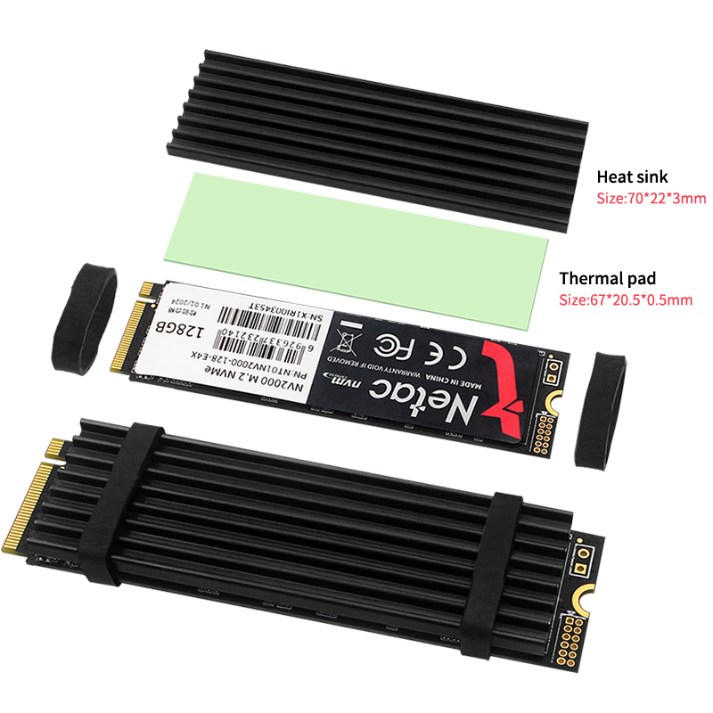 M.2 SSD Heatsink Aluminum Radi - M2 Heatsink Cooler recensione e prezzo