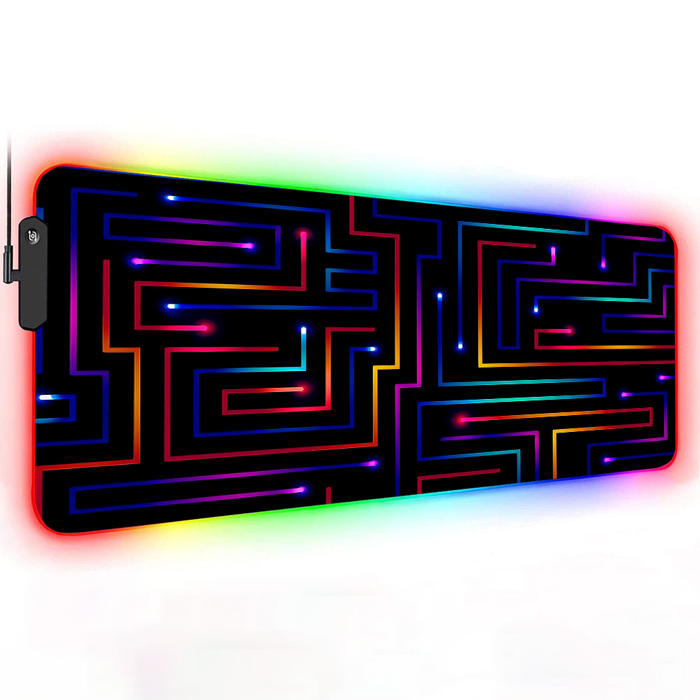 Xxl Mouse Pad 900x400 Neon Cir - Gaming Accessories For Pc Setup recensione e prezzo