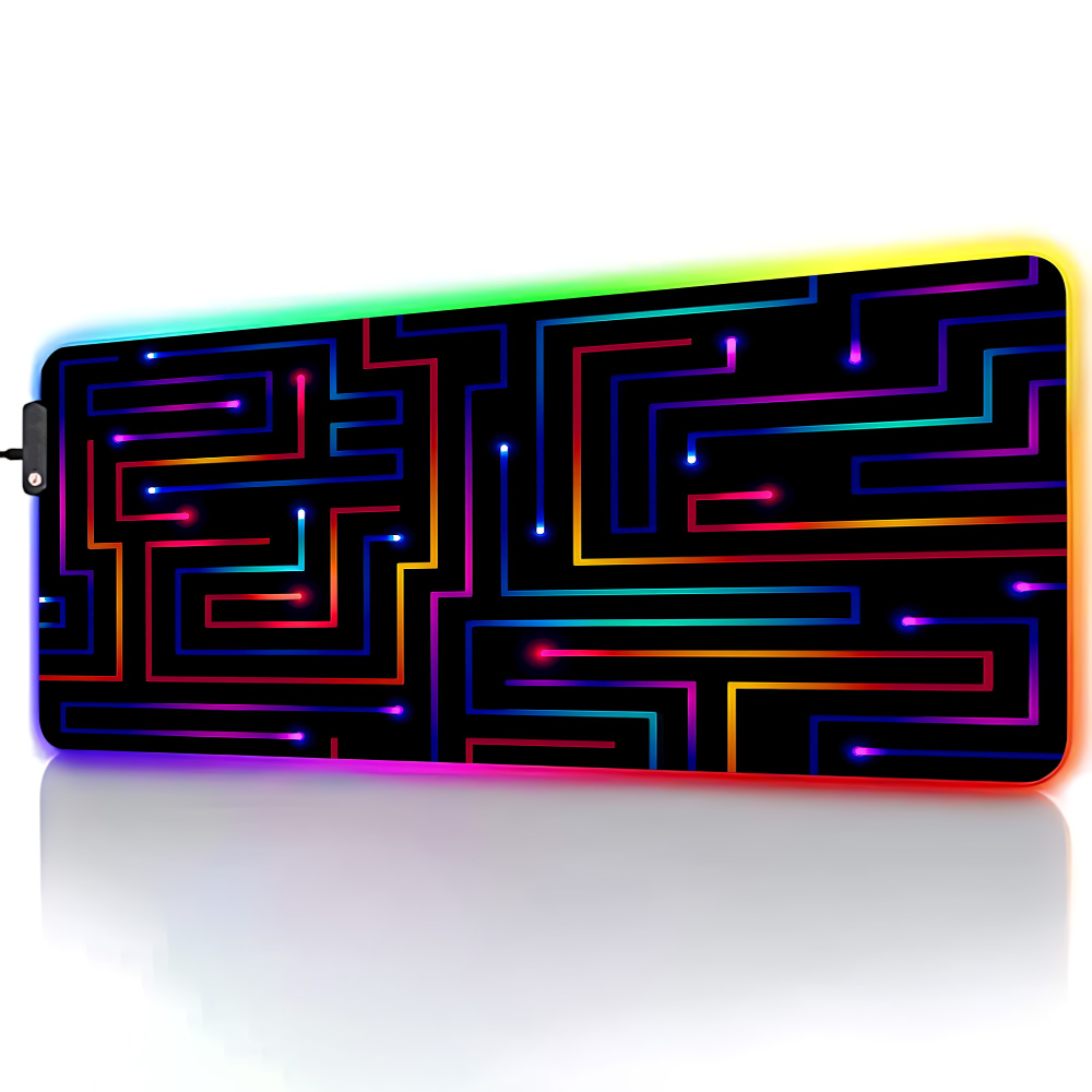 Xxl Mouse Pad 900x400 Neon Cir - Gaming Accessories For Pc Setup recensione e prezzo